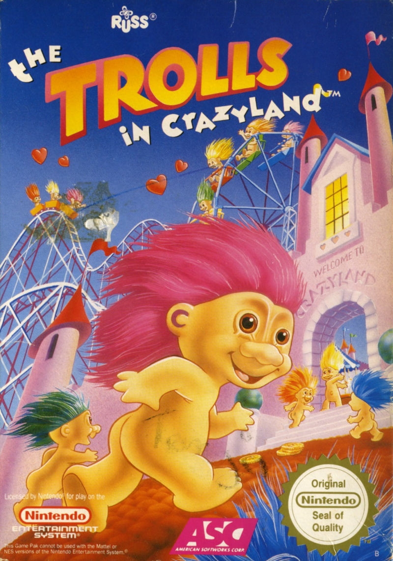 The Trolls in Crazyland (NES, Family Computer) (gamerip